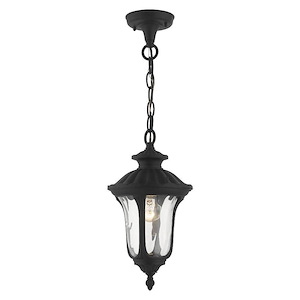 Oxford - 1 Light Outdoor Pendant Lantern in Traditional Style - 7.25 Inches wide by 14 Inches high