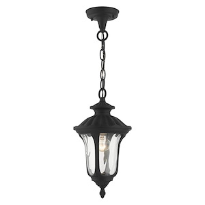 Oxford - 1 Light Outdoor Pendant Lantern in Traditional Style - 7.25 Inches wide by 14 Inches high