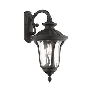 Oxford - 1 Light Outdoor Wall Lantern in Traditional Style - 9.5 Inches wide by 19 Inches high