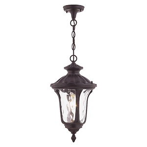 Oxford - 1 Light Outdoor Pendant Lantern in Traditional Style - 9.5 Inches wide by 17.5 Inches high - 397274