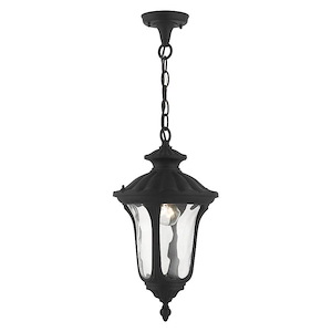 Oxford - 1 Light Outdoor Pendant Lantern in Traditional Style - 9.5 Inches wide by 17.5 Inches high