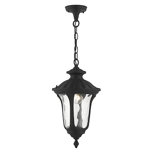 Oxford - 1 Light Outdoor Pendant Lantern in Traditional Style - 9.5 Inches wide by 17.5 Inches high