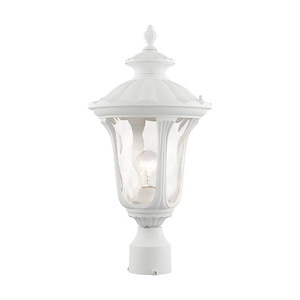 Oxford - One Light Outdoor Post Head in Traditional Style - 9.5 Inches wide by 19 Inches high