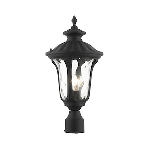 Oxford - One Light Outdoor Post Head in Traditional Style - 9.5 Inches wide by 19 Inches high - 397272