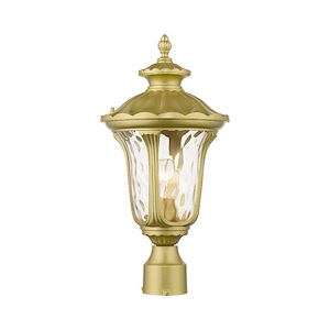 Oxford - 1 Light Outdoor Medium Post Top Lantern-19 Inches Tall and 9.5 Inches Wide