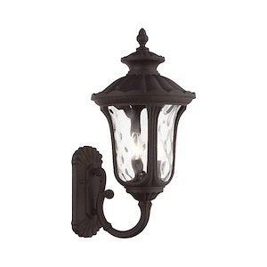 Oxford - 3 Light Outdoor Wall Lantern in Traditional Style - 11 Inches wide by 22 Inches high - 397270