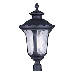 Oxford - 3 Light Outdoor Post Top Lantern in Traditional Style - 13.75 Inches wide by 26.5 Inches high - 397256