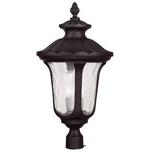 Oxford - 3 Light Outdoor Post Top Lantern in Traditional Style - 13.75 Inches wide by 26.5 Inches high - 397256