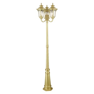 Oxford - 3 Light Outdoor 3-Head Post Top Lantern-87 Inches Tall and 23 Inches Wide - 1292206