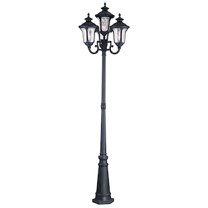 Oxford - Four Light Outdoor Head Post in Traditional Style - 23 Inches wide by 93 Inches high - 397250
