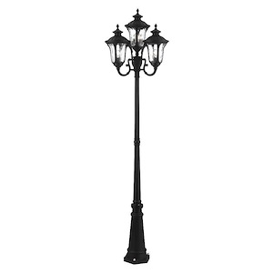 Oxford - 4 Light Outdoor Post Light in Style - 23 Inches wide by 93 Inches high