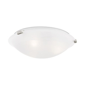 Oasis - 3 Light Flush Mount in Contemporary Style - 16.5 Inches wide by 4 Inches high - 415484