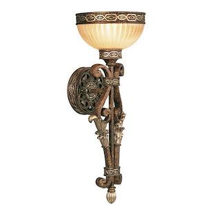 Seville - 1 Light Wall Sconce in French Country Style - 7.25 Inches wide by 19.75 Inches high