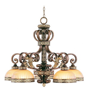 Seville - 5 Light Chandelier in French Country Style - 27.75 Inches wide by 22.75 Inches high