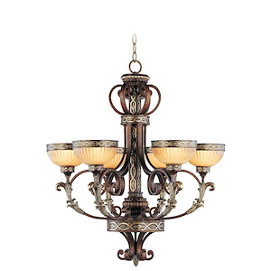 Seville - 6 Light Chandelier in French Country Style - 30 Inches wide by 35 Inches high - 190493