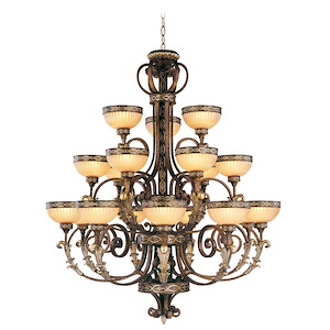 Seville - 18 Light Chandelier in French Country Style - 44 Inches wide by 53.25 Inches high