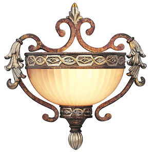 Seville - 1 Light Wall Sconce in French Country Style - 10.25 Inches wide by 10.75 Inches high