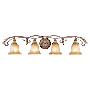 Villa Verona - 4 Light Bath Vanity in Mediterranean Style - 39.5 Inches wide by 9 Inches high - 190470