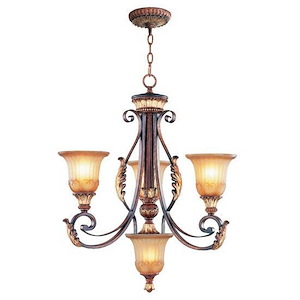 Villa Verona - 4 Light Chandelier in Mediterranean Style - 23.75 Inches wide by 24.75 Inches high