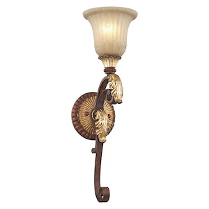 Villa Verona - 1 Light Wall Sconce in Mediterranean Style - 6.25 Inches wide by 21.5 Inches high