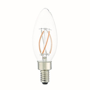 4W E12 Candelabra Base B10 Torpedo Filament Graphene LED Replacement Lamp (Pack of 60)