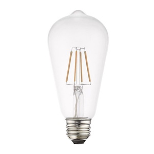 4W E26 Medium Base ST19 Edison Filament Graphene LED Replacement Lamp (Pack of 10)