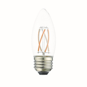 4W E26 Medium Base B11 Torpedo Curved Filament LED Replacement Lamp (Pack of 10)