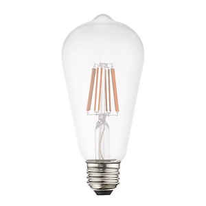 7.7W E26 Medium Base ST19 Edison Filament Graphene LED Replacement Lamp (Pack of 10)