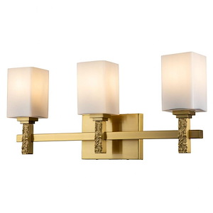 Jack - 3 Light Bath Vanity-10.5 Inches Tall and 23.5 Inches Wide