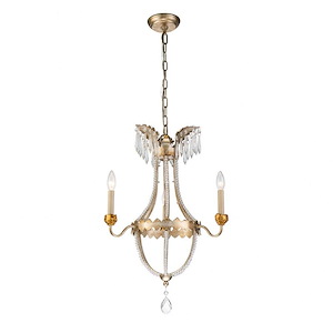 Lemuria - 3 Light Chandelier In Traditional Style-23 Inches Tall and 20 Inches Wide - 917280