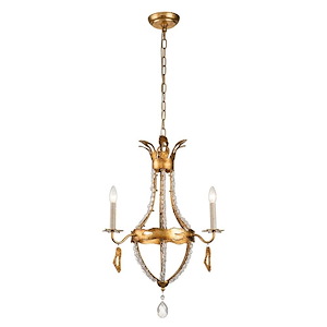 Monteleone - 3 Light Chandelier In Traditional Style-20.7 Inches Tall and 27.6 Inches Wide - 1093559