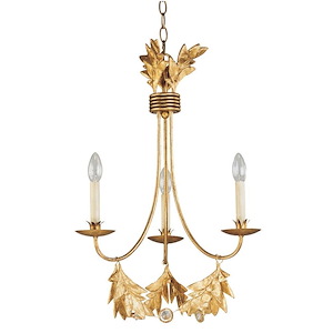 Sweet Olive - 3 Light Mini Chandelier In Traditional Style-24 Inches Tall and 18 Inches Wide