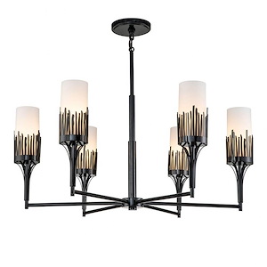 Sawgrass - 6 Light Chandelier-27.5 Inches Tall and 33 Inches Wide