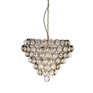 Flambeau Inspired - 8 Light Chandelier In Glam Style-26 Inches Tall and 31 Inches Wide - 917267