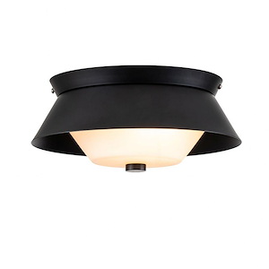 Bowtie - 2 Light Flush Mount-4 Inches Tall and 10 Inches Wide - 1285798