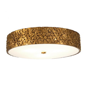 Mosaic - 4 Light Round Flush Mount-4.5 Inches Tall and 20 Inches Wide - 1093567