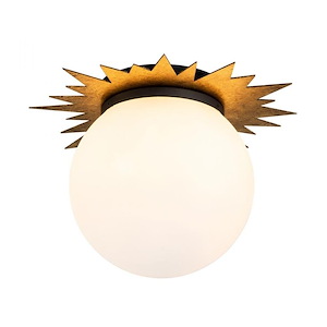 Soleil - 3 Light Star Flush Mount-10.5 Inches Tall and 15 Inches Wide