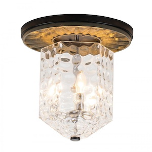 Navarre - 3 Light Flush Mount-13.625 Inches Tall and 14 Inches Wide