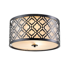 Arabella - 2 Light Flush Mount-8 Inches Tall and 16 Inches Wide