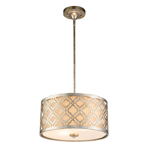 Arabella - 2 Light Medium Pendant-8 Inches Tall and 16 Inches Wide