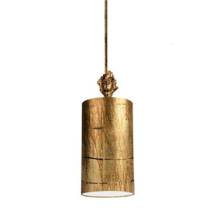 Fragment - 1 Light Small Mini Pendant In Traditional Style-22 Inches Tall and 8 Inches Wide - 1093549