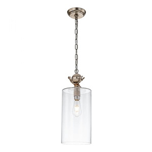 Trellis - 1 Light Mini Pendant-20 Inches Tall and 8 Inches Wide - 1335414