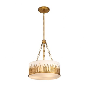 Sawgrass - 2 Light Pendant-24 Inches Tall and 15 Inches Wide