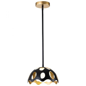 Pebbles - 4W 1 LED Mini Pendant-5 Inches Tall and 10 Inches Wide