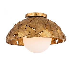 Mosaic Luxe - 1 Light Pendant-10 Inches Tall and 16 Inches Wide - 1335303