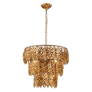 Coral Luxe - 4 Light Pendant-20 Inches Tall and 20 Inches Wide - 1335334