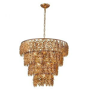 Coral Luxe - 6 Light Pendant-25 Inches Tall and 25 Inches Wide