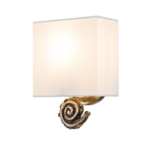 Swirl - 1 Light Wall Sconce-10 Inches Tall and 7 Inches Wide - 1285834
