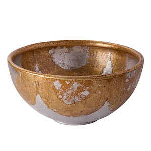 Bella Chase - Bowl In Traditional Style-6.5 Inches Tall and 14.8 Inches Wide