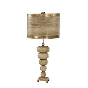 Retro - 1 Light Table Lamp In Traditional Style-32.5 Inches Tall and 15 Inches Wide